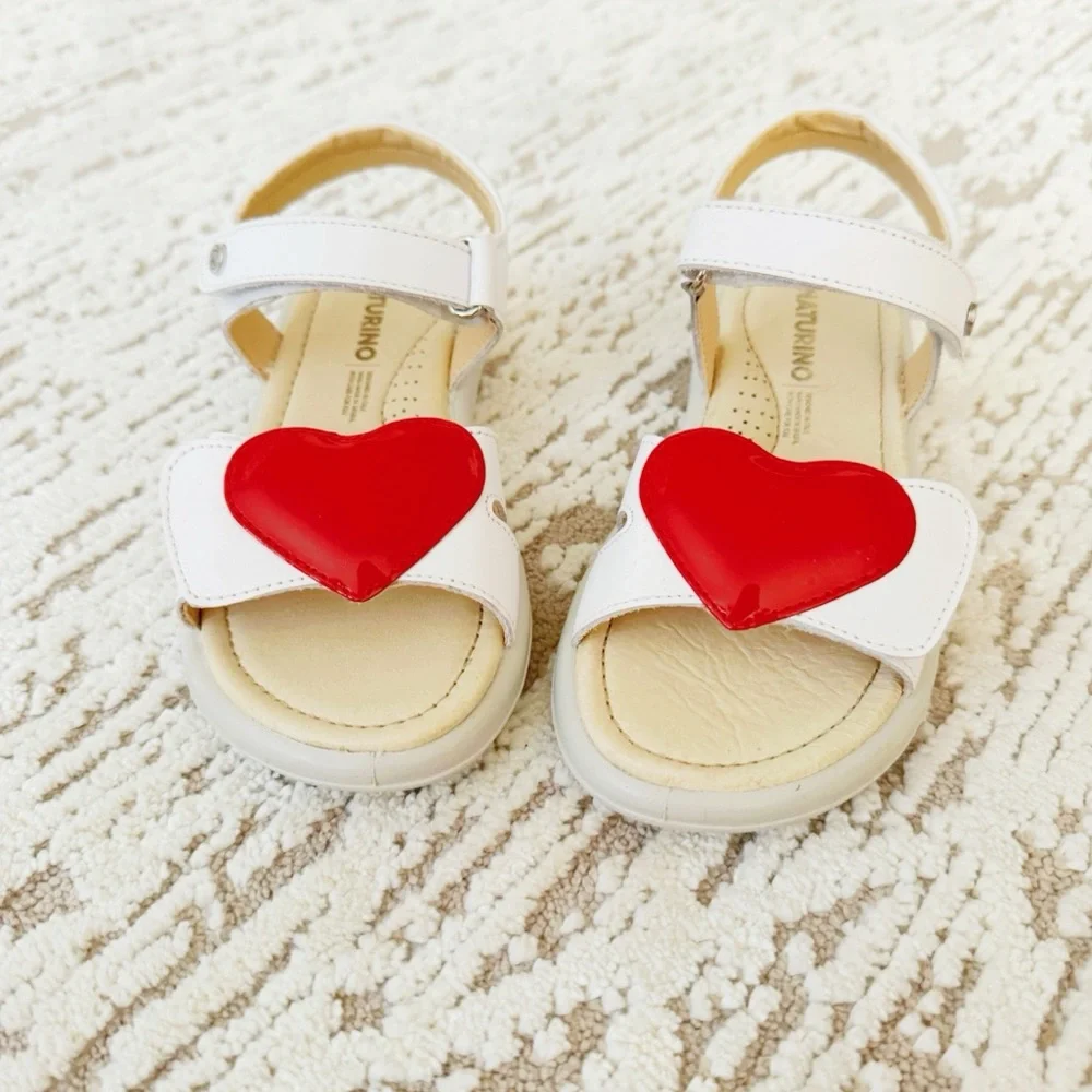 Naturino Velcro sandals with heart ♥️